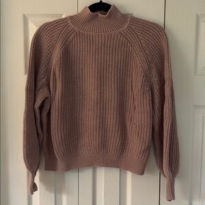GAP Mauve Cowl Neck Sweater
